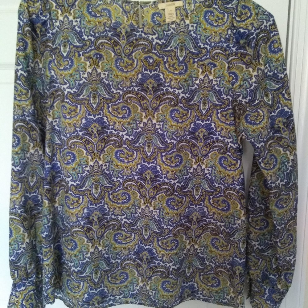 J. Crew Silk Blouse